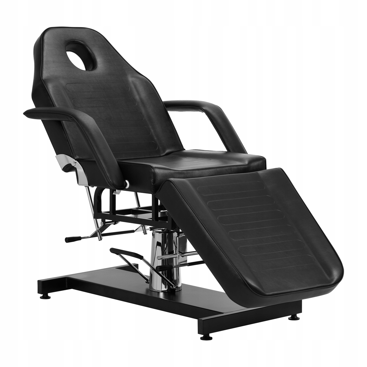Kosmetické křeslo Hyd. Basic 210 černé