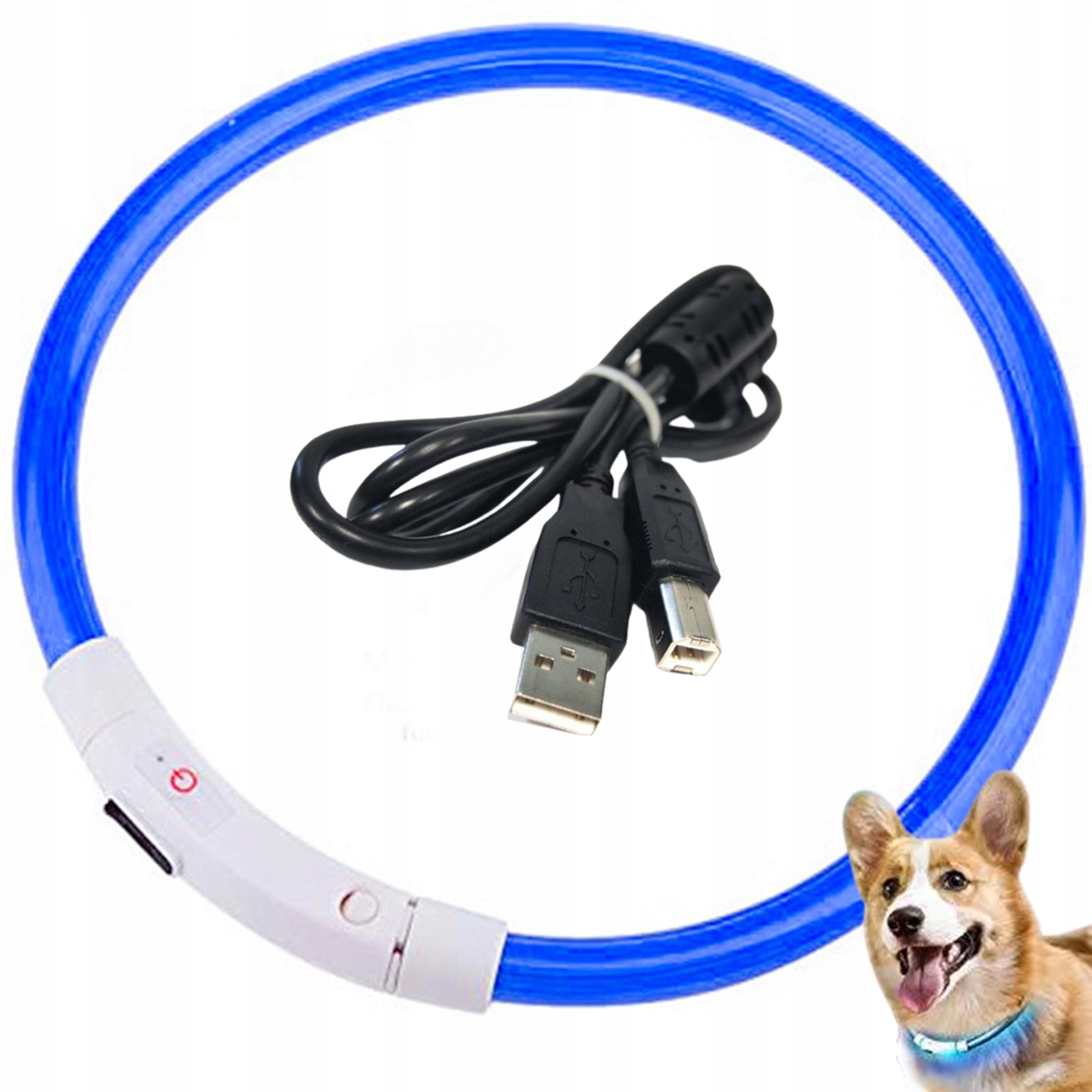 

Świecąca Obroża Led Dla Psa I Kota Regulowana Usb