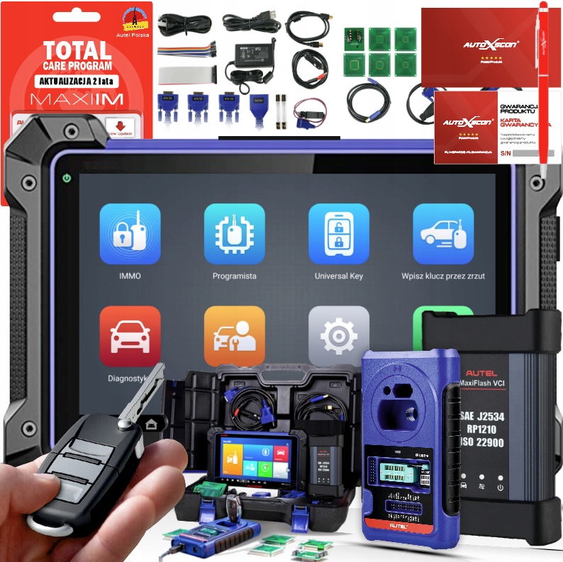 Autel IM608PRO II kľúče Immo J2534 JVCI+2 roky Akt