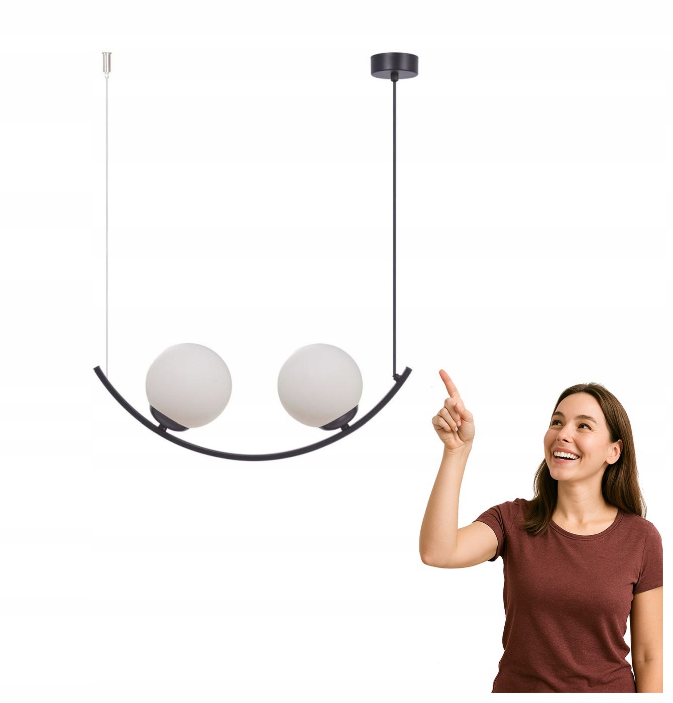 Závesná lampa Wave 1 5012 Zuma Line