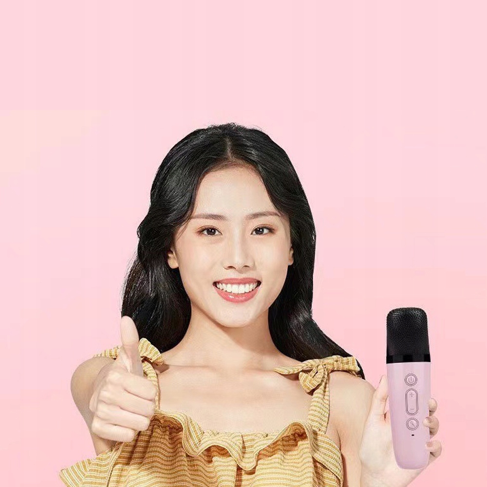 Przenośna Maszyna Kolor RGB do Karaoke z Bluetooth i Mikrofonami Marka Bedee