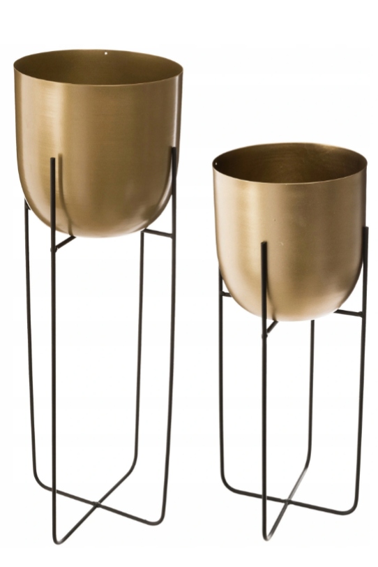 DONICZKA ZŁOTA ZE STOJAKIEM ZESTAW 2szt