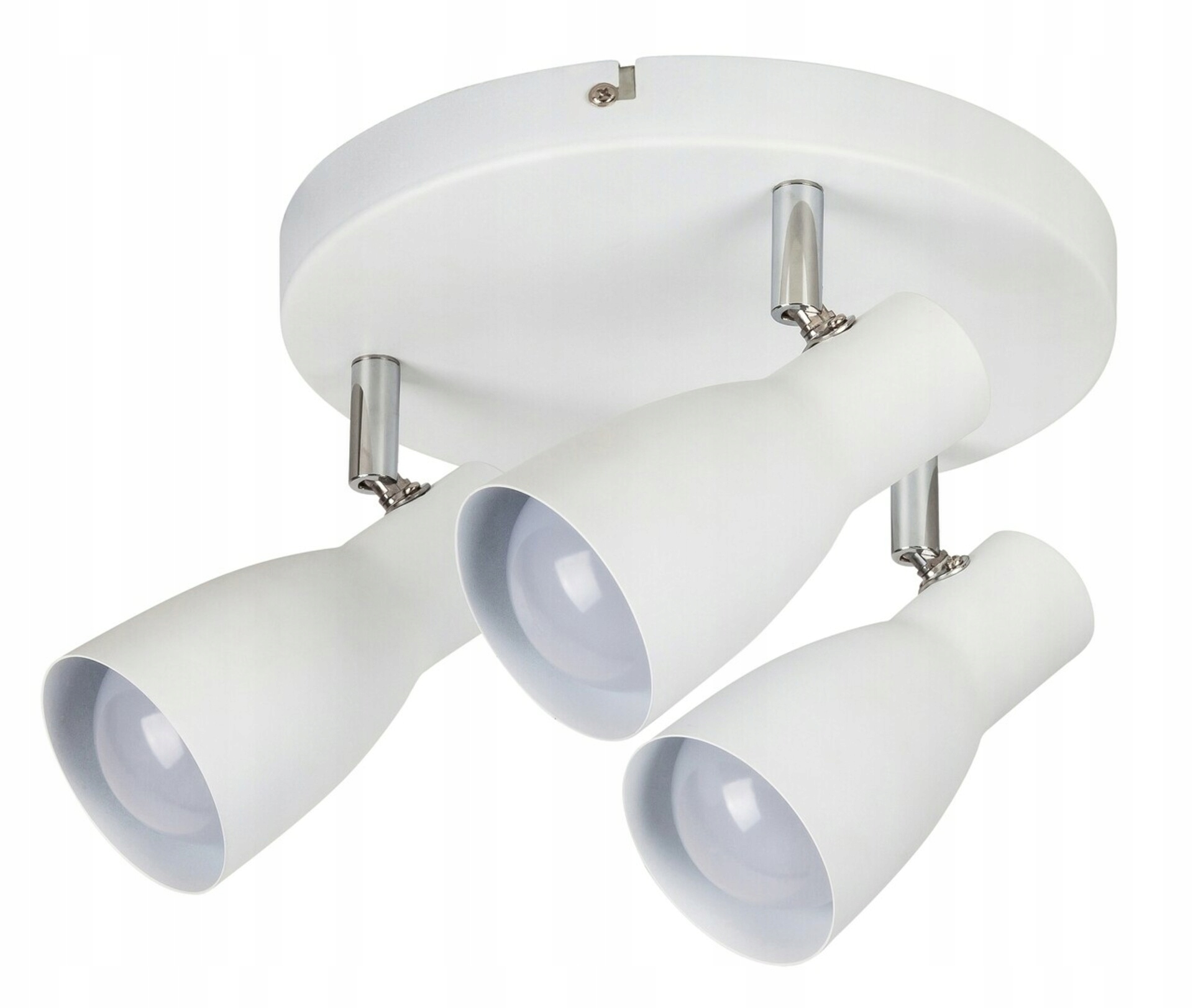 Rabalux Ebony bodové svítidlo 3xE27 bílá, kov, otočné hlavice, IP20