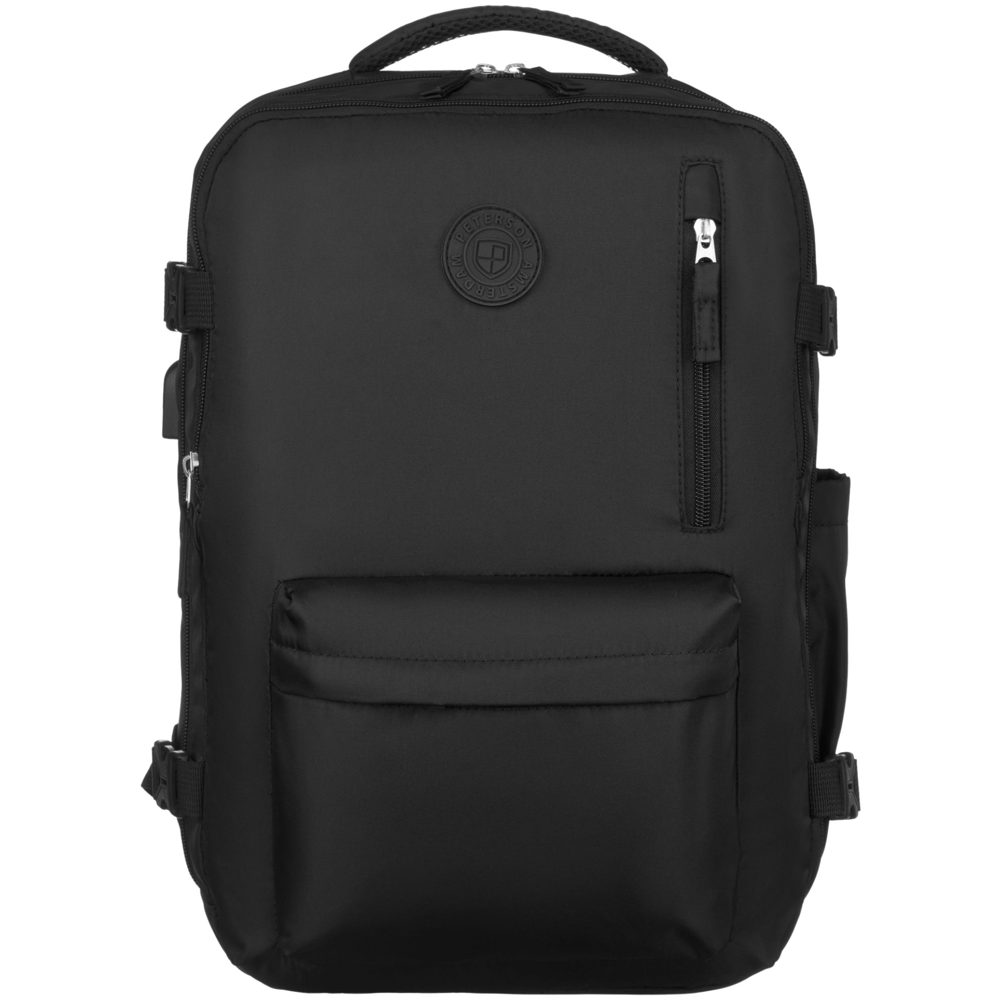 Plecak do samolotu Wizzair Ryanair 40x30x20 bagaż kabinowy Peterson czarny