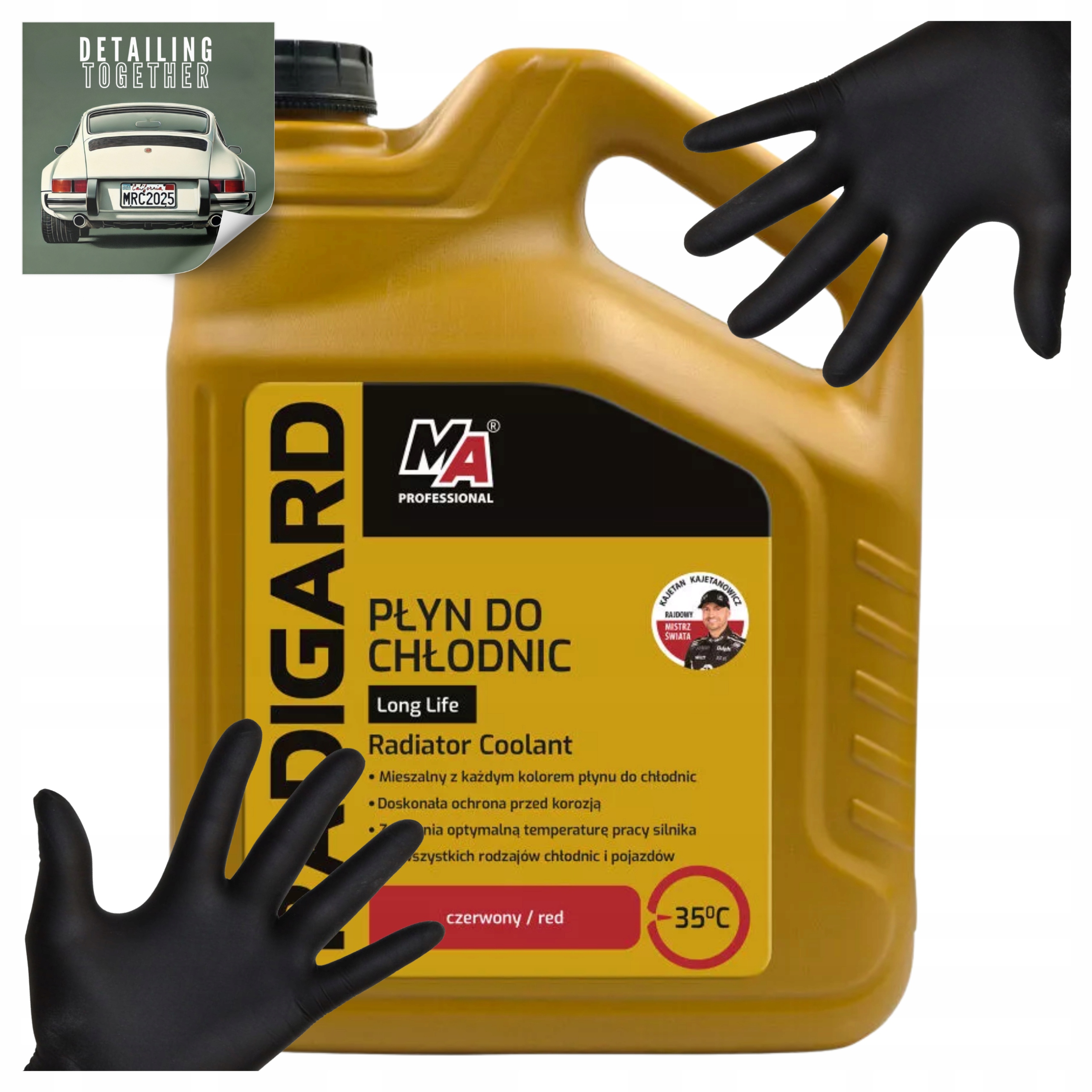 Płyn do Chłodnic G12 Czerwony Professional Radigard LongLife 5L