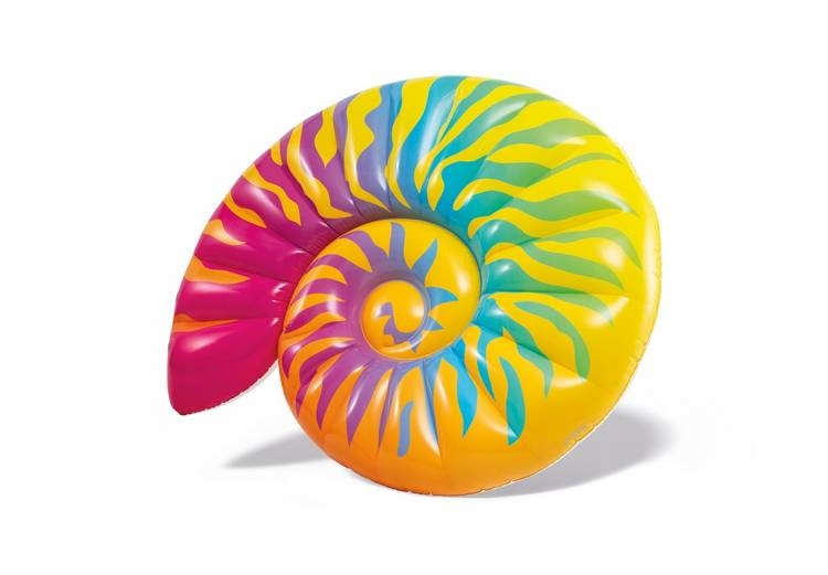 Nafukovací Matrace Intex 157x127x25 cm, barevný Hlemýžď