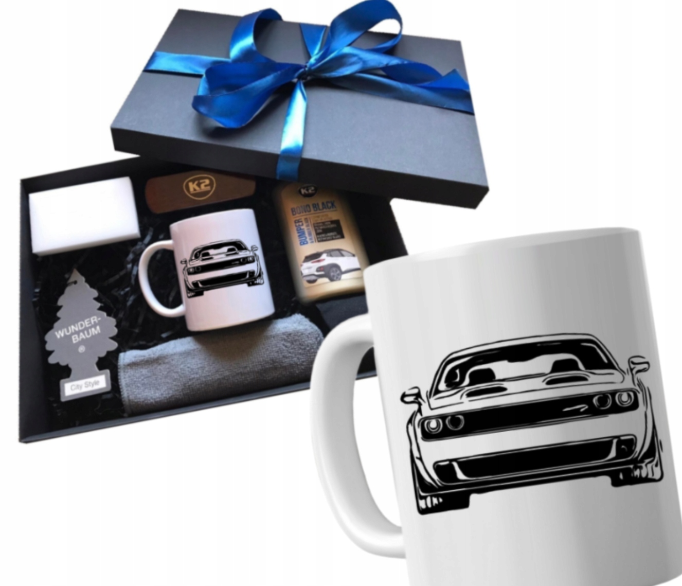 Dárková sada pro řidiče auta Dodge Challenger hrnek doplňky