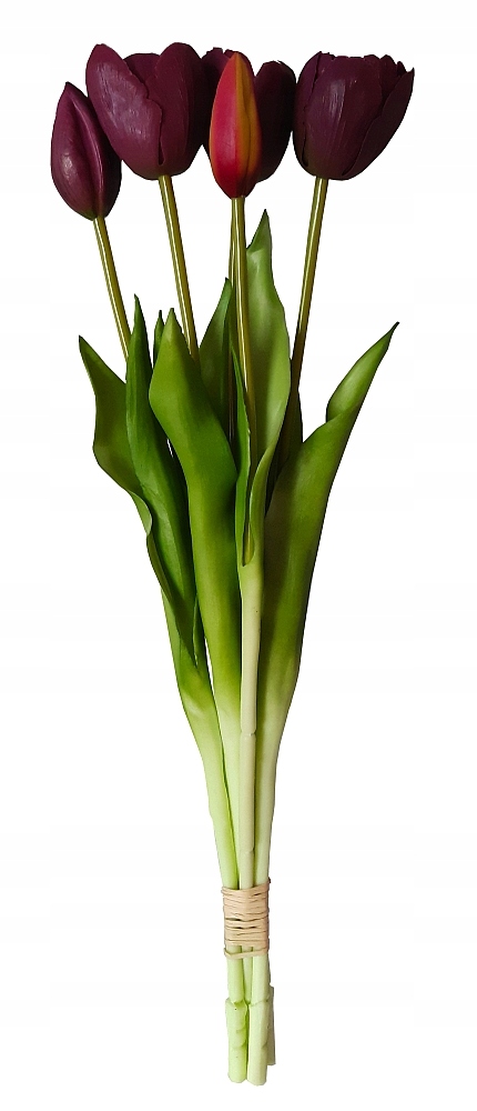 

Tulipan sztuczny silikonowy Tulipany Bukiet 5 szt