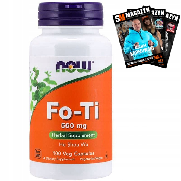

Now Foods Fo-ti 560 Mg Płodność Popęd Młodość 100K