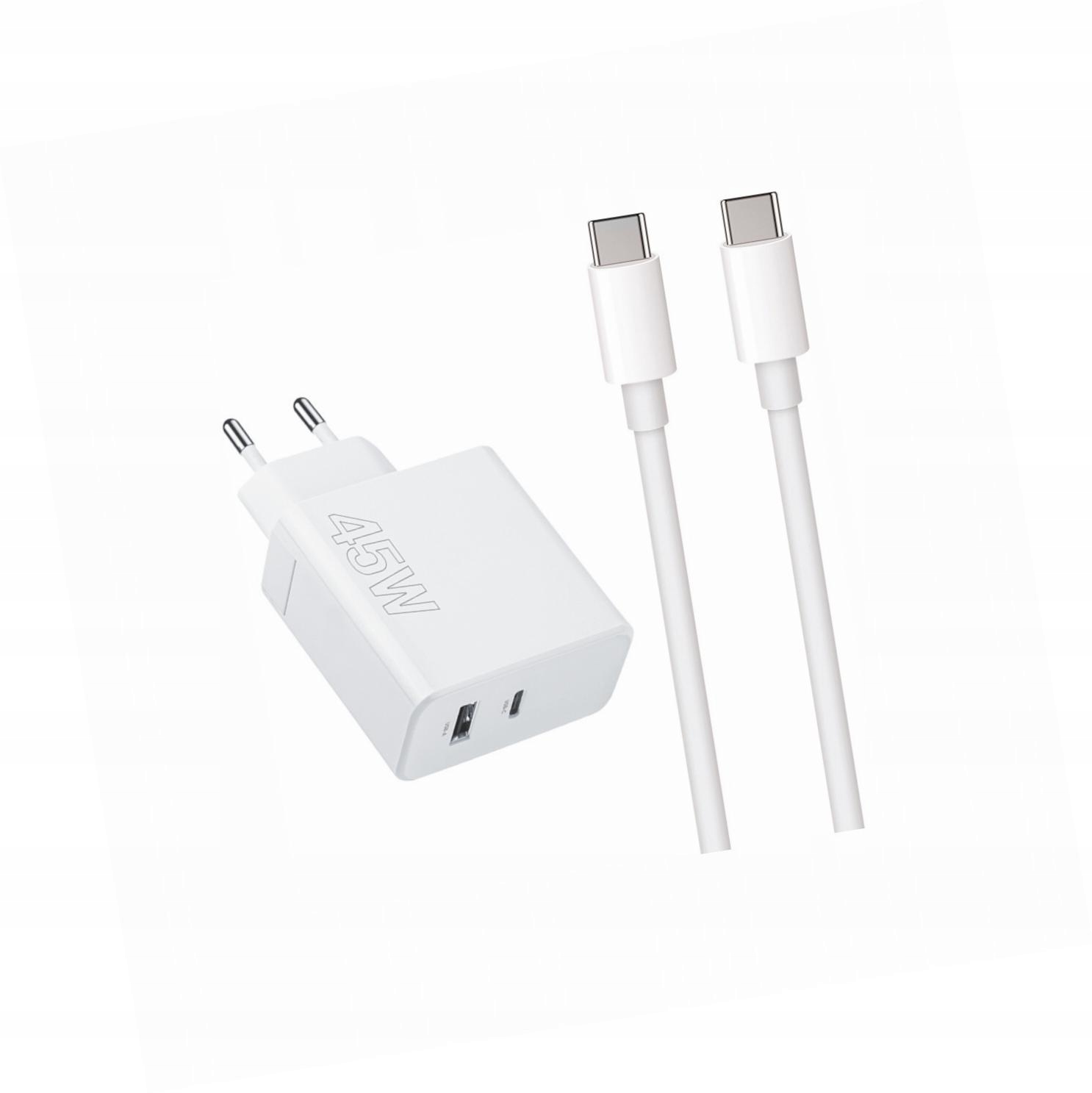Szybka ładowarka 45W z długim kablem 2m 2 wejścia do Huawei P20 Lite