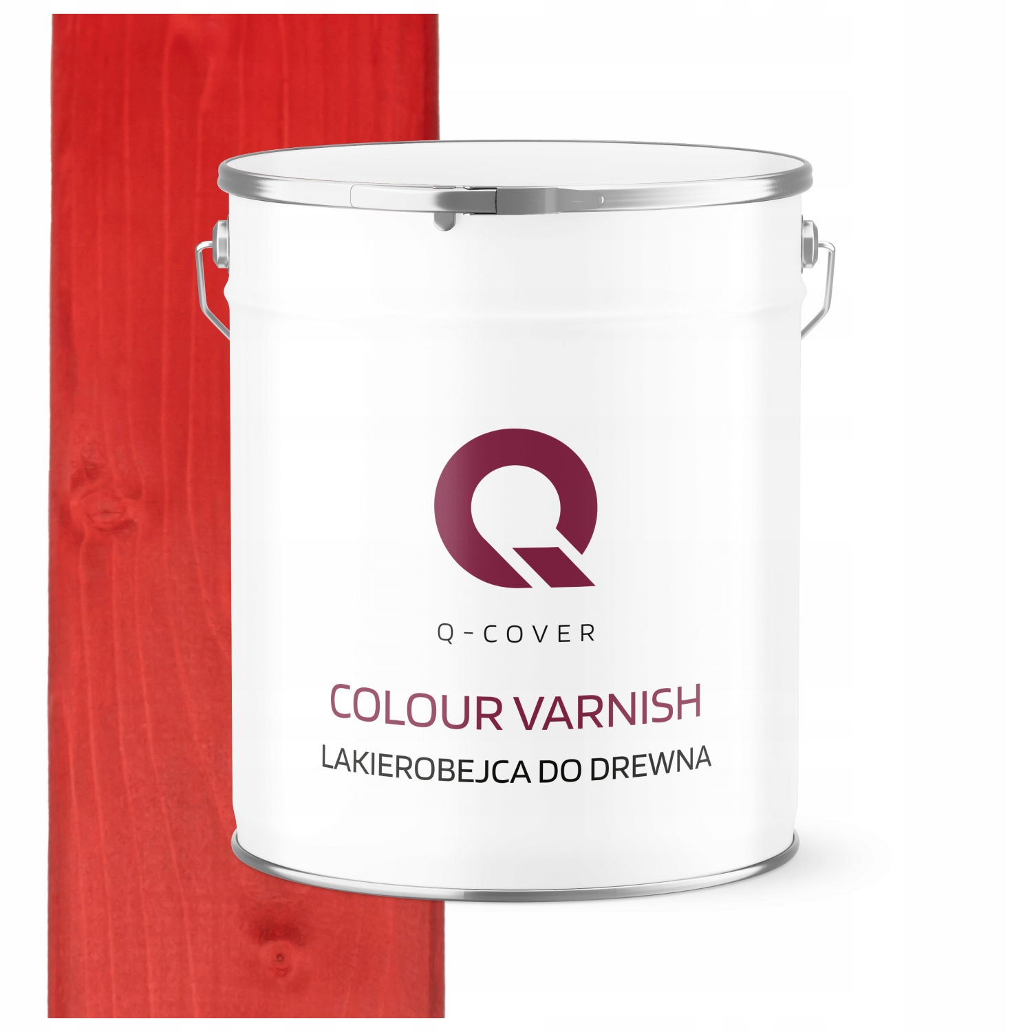 Lakovač Na Dřevo 3V1 Červená Barva Extra Lazura Satén 5 L Ochranný