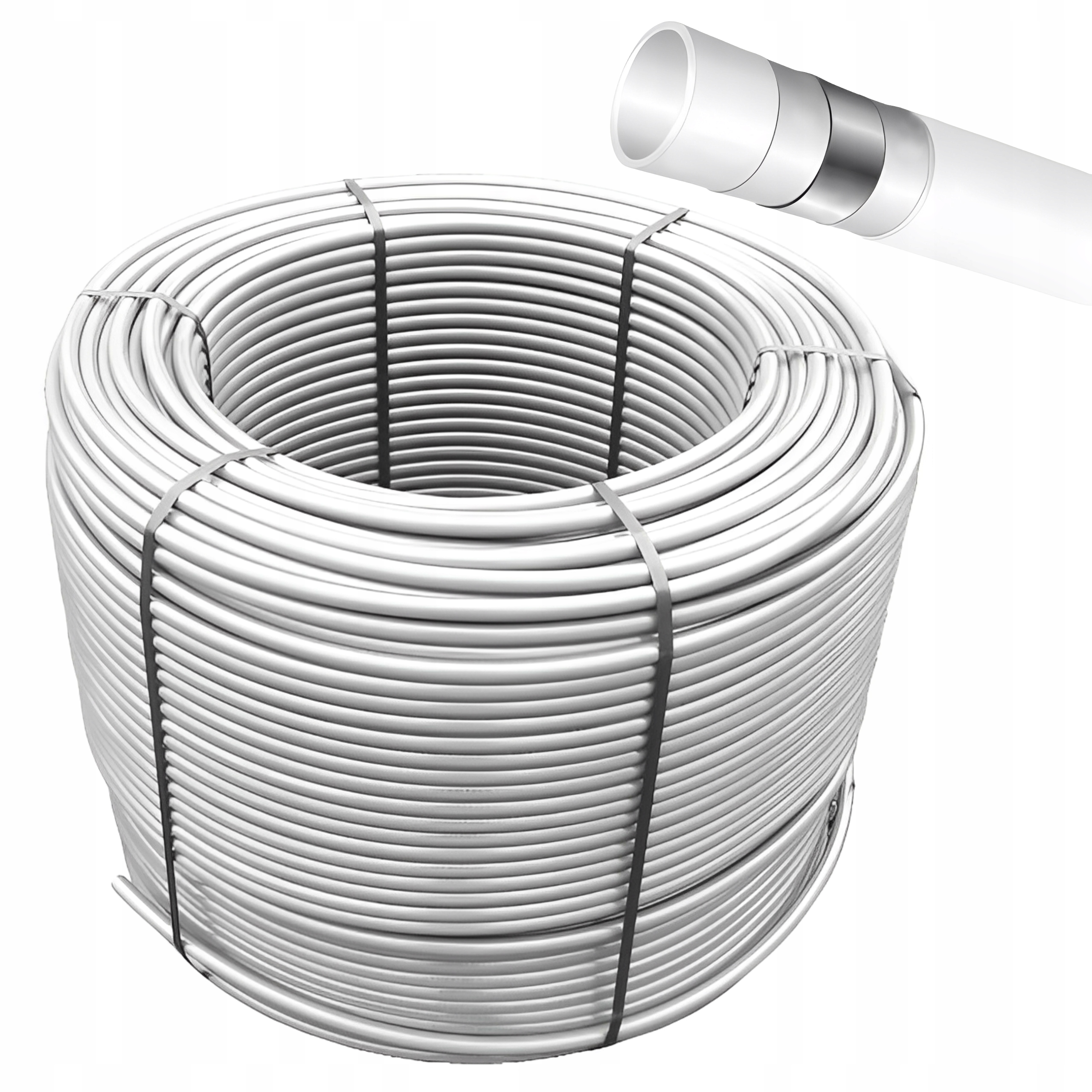 Rura Pex Wielowarswowa Kan-therm Pert/al/pert 16x2MM Kłąb Krąg Zwój 600M