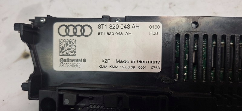 Unite commande clima AUDI A5 8T1820043AH