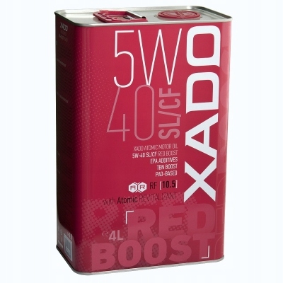 Xado Atomic Oil Red Boost 5W40 Sl/cf 4L