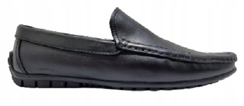 Kožené mokasíny pro muže Venga Style Černá r40