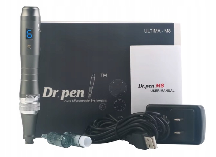 Dr Pen Ultima M8-W – bezdrátové pero pro mikrojehlovou mezoterapii s LCD