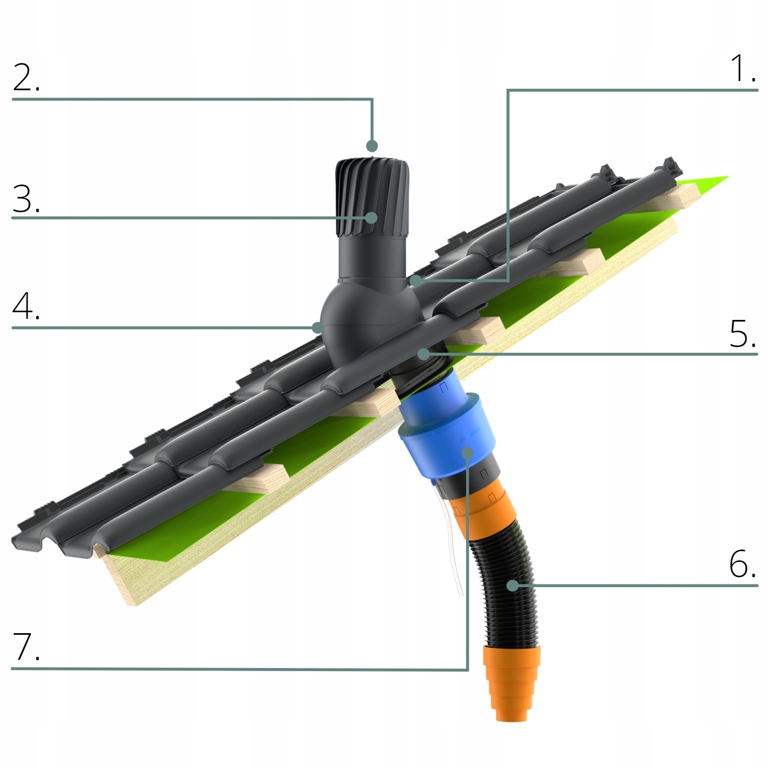 KOMINEK ROTO. ALU RUBIN 13V TOPLINE CZARNY BRYLANT Marka Krono-Plast