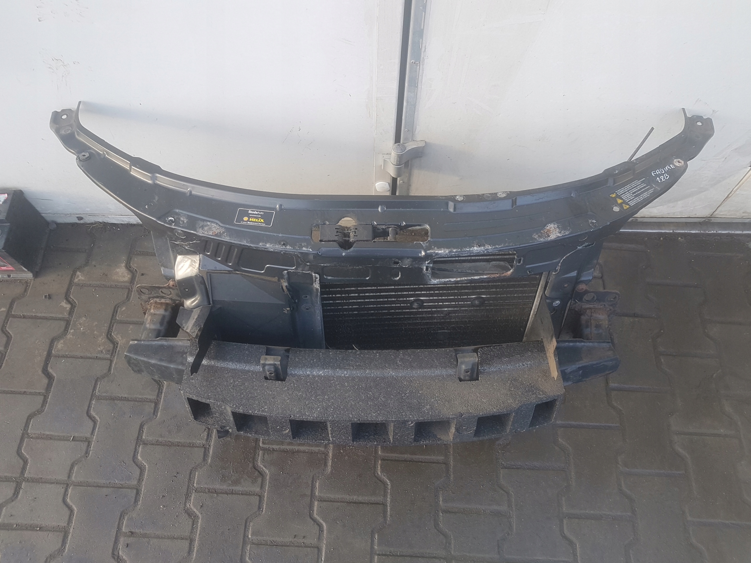 SKODA FABIA 2 II 07-09 1.2 B PAS PRZEDNI CHŁODNICE