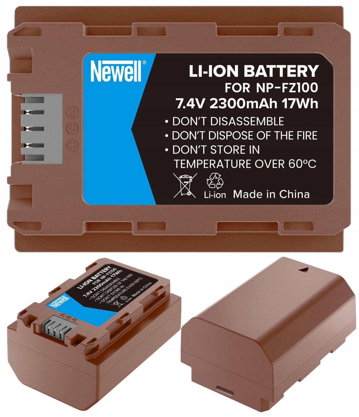 Zdjęcia - Akumulator do aparatu fotograficznego Newell Bateria Akumulator  Do Sony NP-FZ100 ILCE-1 9M2 9 7SM3 7RM5 Na Usb-c 