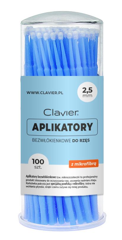 

Aplikatory Bezwłókienkowe Do Rzęs 100 Szt. 2,5MM