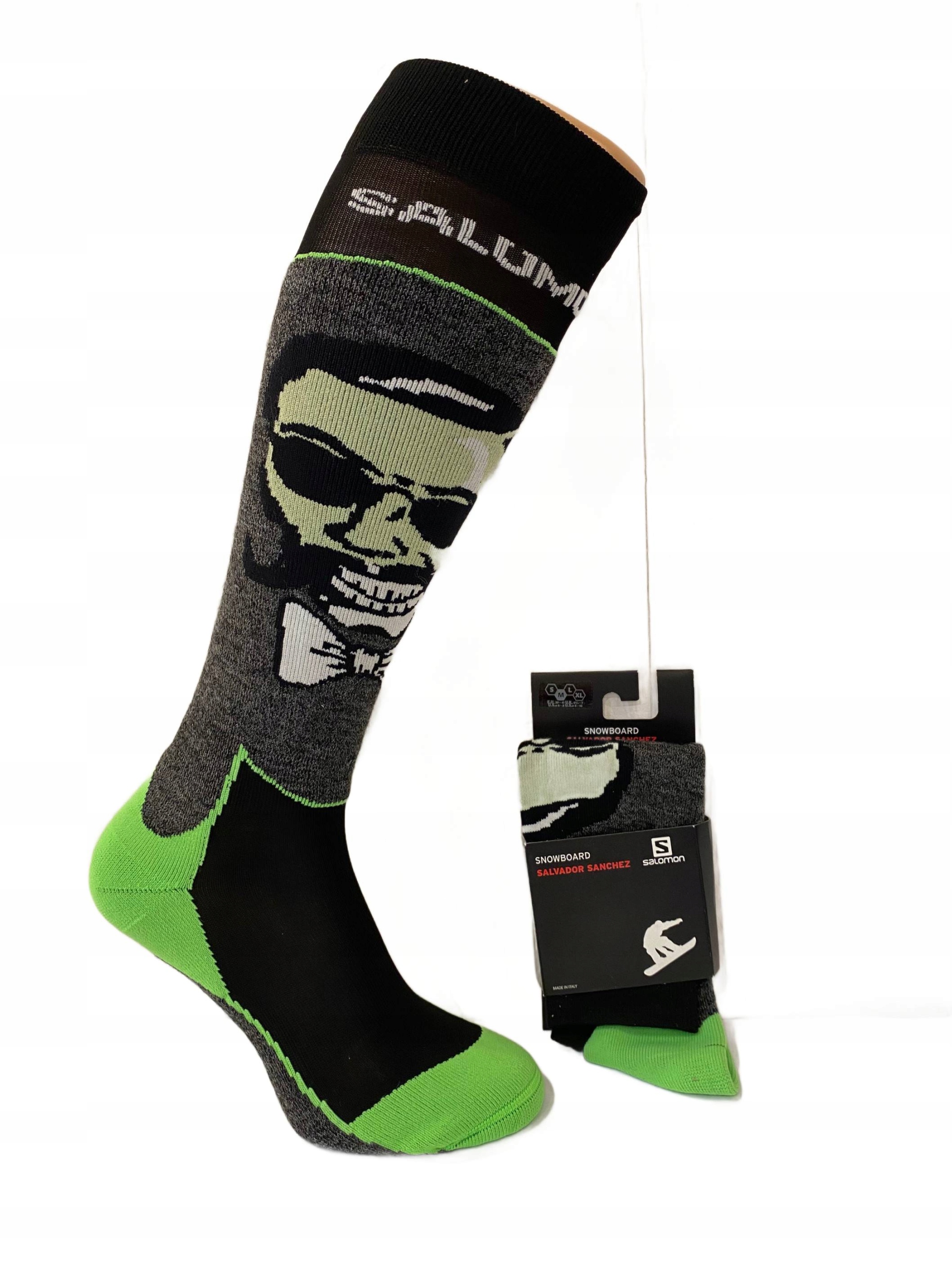 Salomon Skarpety Snowboard Na Deskę Cool Zima Ferie Salvador Sanchez 42-44