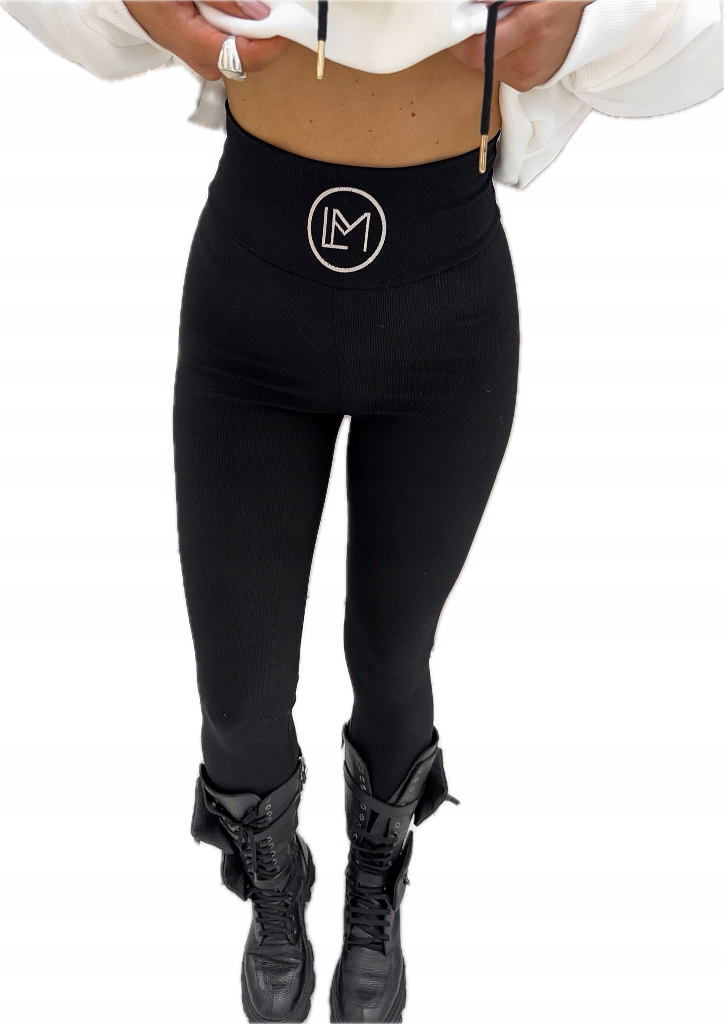 Legíny La Monne Bella Modelující Pruh Černé Velikost M