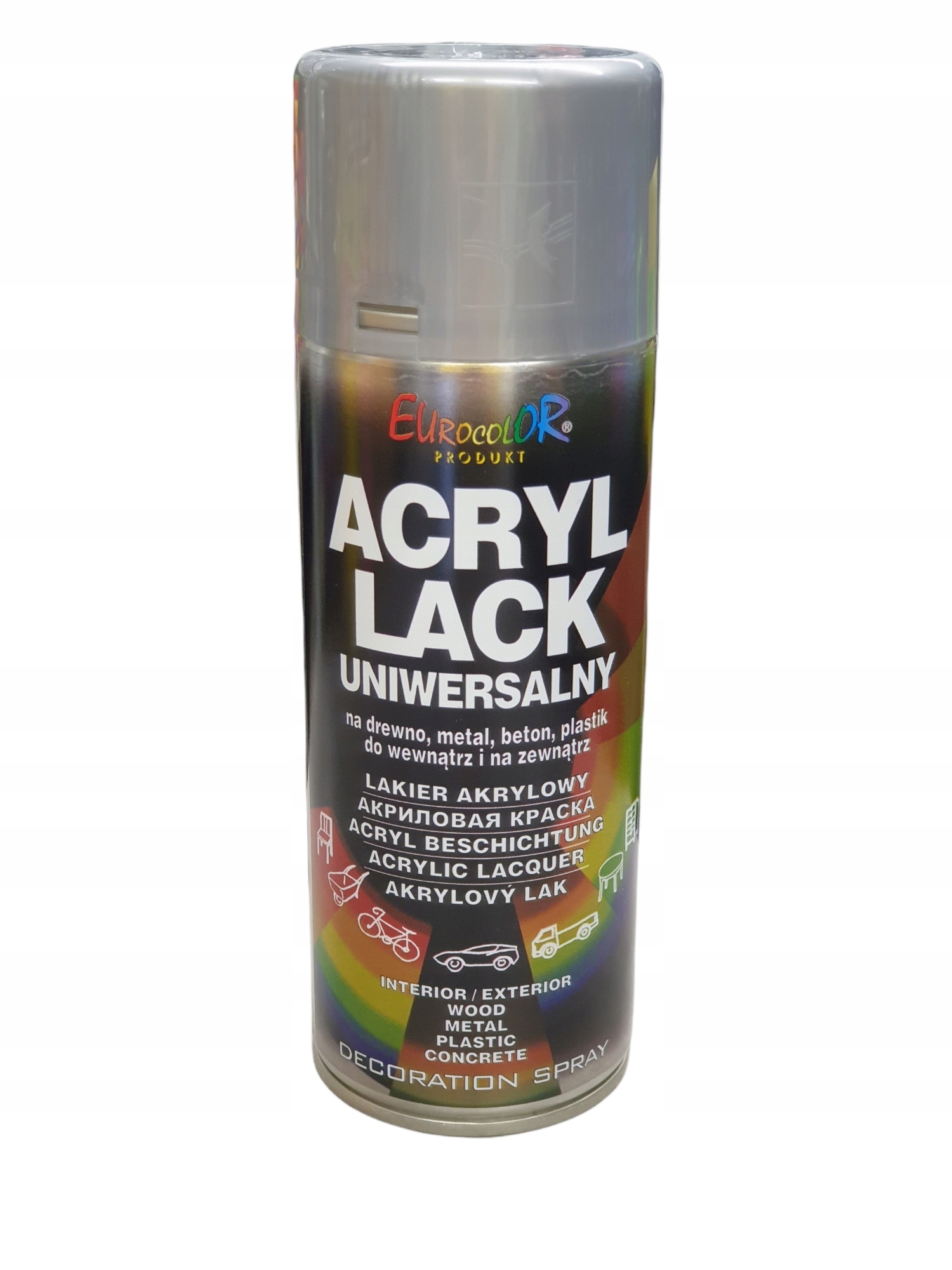 

Eurocolor Akryl Srebrny Aluminiowy Ral 9006 400ml