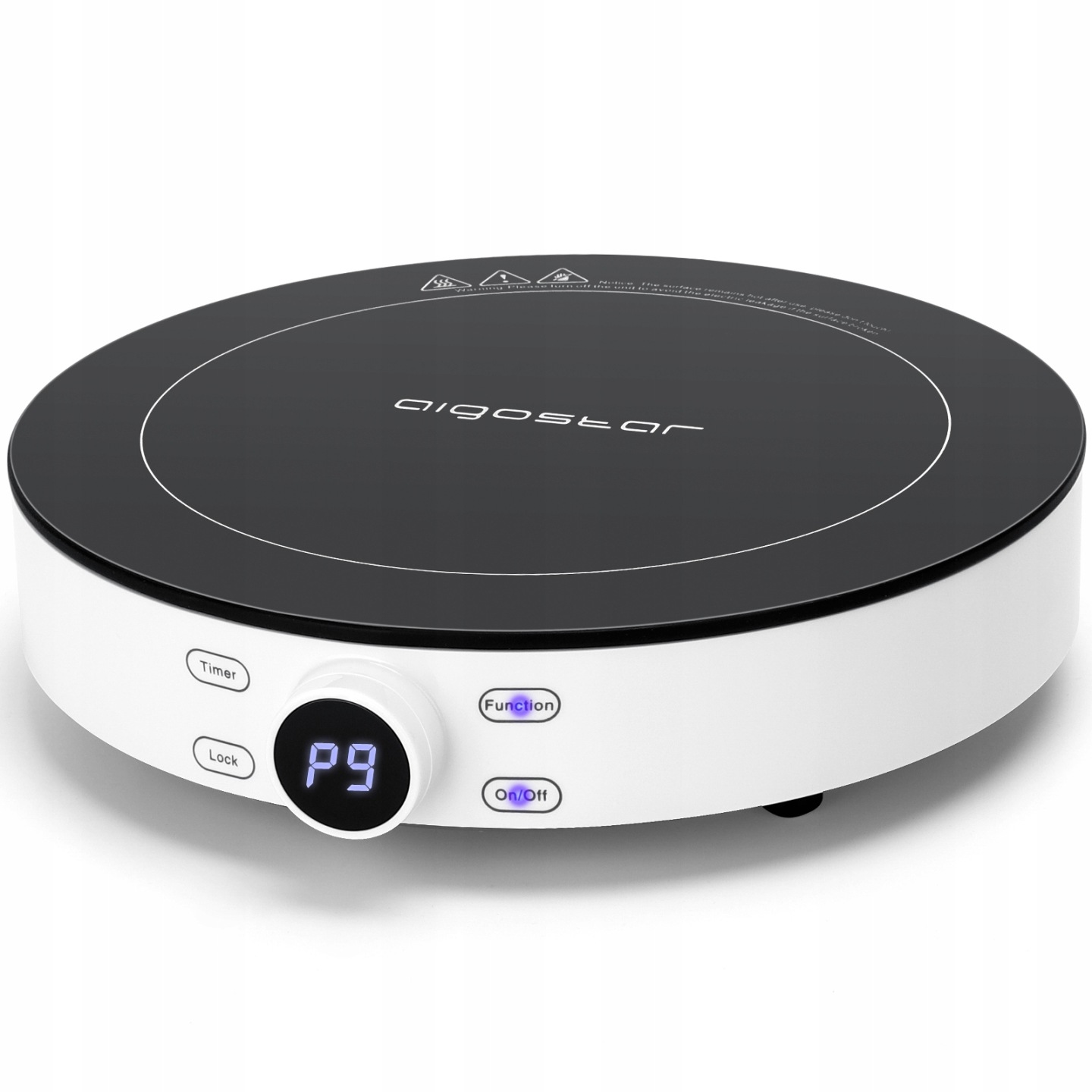 Elektrický přenosný vařič Aigostar Cookmate 2000 W 26 cm