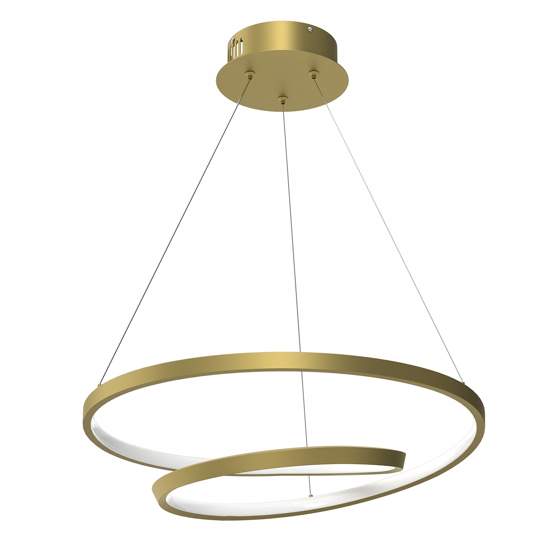 MiLAGRO Závesná lampa Lucero Gold 48W Led Stropný luster Osvetlenie