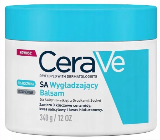 CeraVe Sa Balsam Wygładzający Dla Skóry Szorstkiej, z Grudkami Suchej 340g