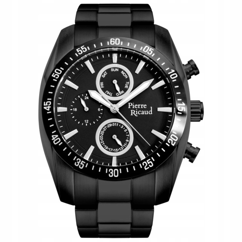 Pánské Hodinky Pierre Ricaud P89281.B114QF černé