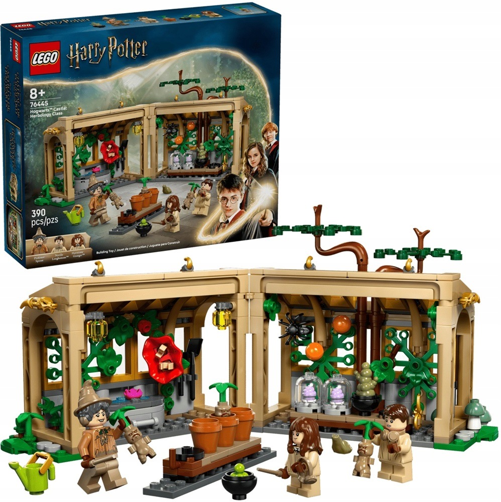 stavebnice Lego Zámek Bradavický hrad aktivity bylinkářství Harry Potter 76445