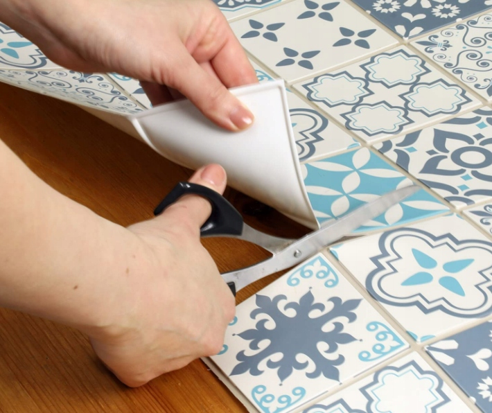 Patchwork panele ścienne 3D OKŁADZINA pcv BLUE MAT Grubość 0.4 mm