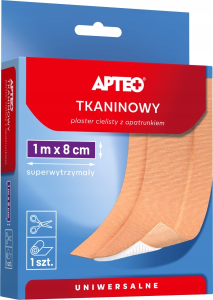

Plaster tkaninowy z opatrunkiem 8x100cm metr