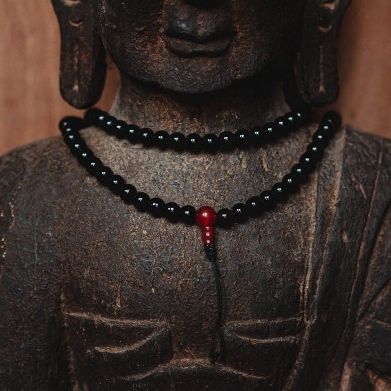 Mala buddhistická Onyks "red"