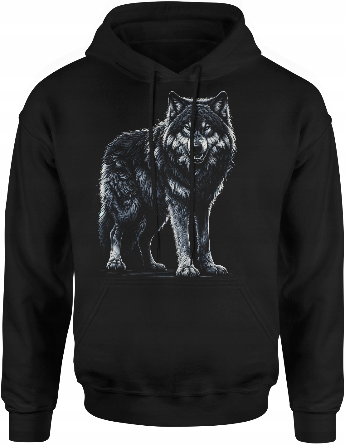Wilk Bluza Z Wilkiem Męska Z Nadrukiem Wilka Psem Pies Wilki Myśliwy R XXL