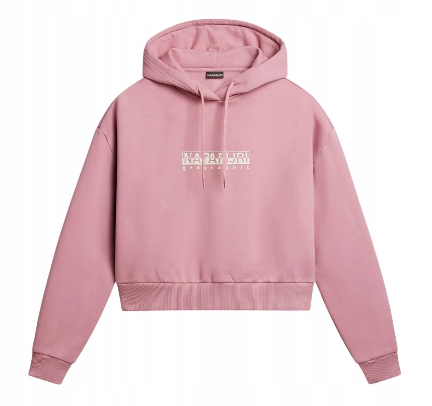 Dámská mikina Napapijri Mikina s kapucí růžová, velikost M