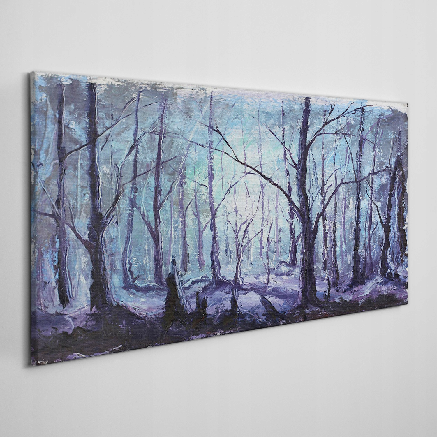 

Obraz ścienny na płótnie Las zima śnieg 140x70 cm