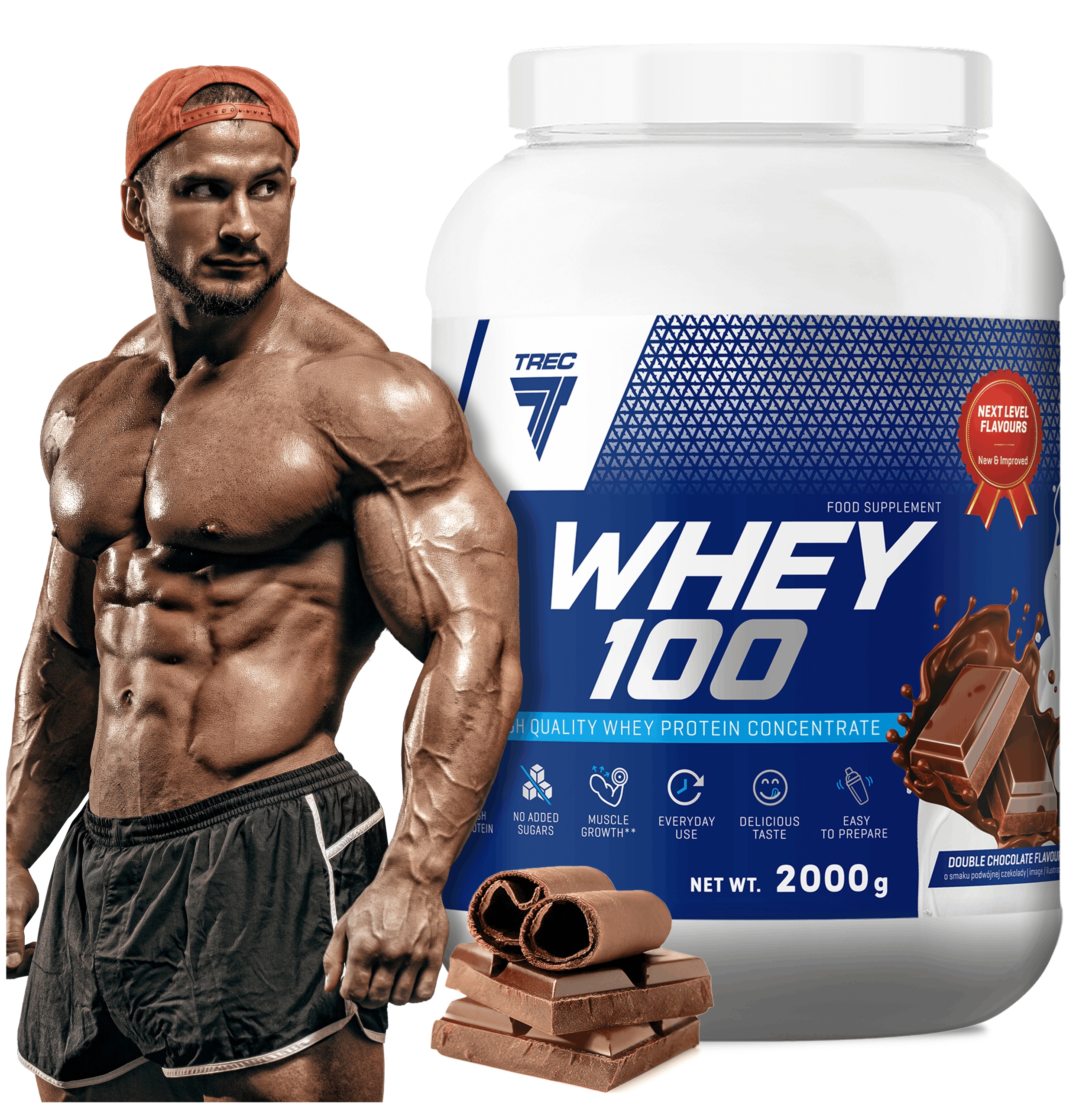 Vynikající Wpc Protein Trec Whey 100 2000g Protein Redukce Syrovátkový Protein