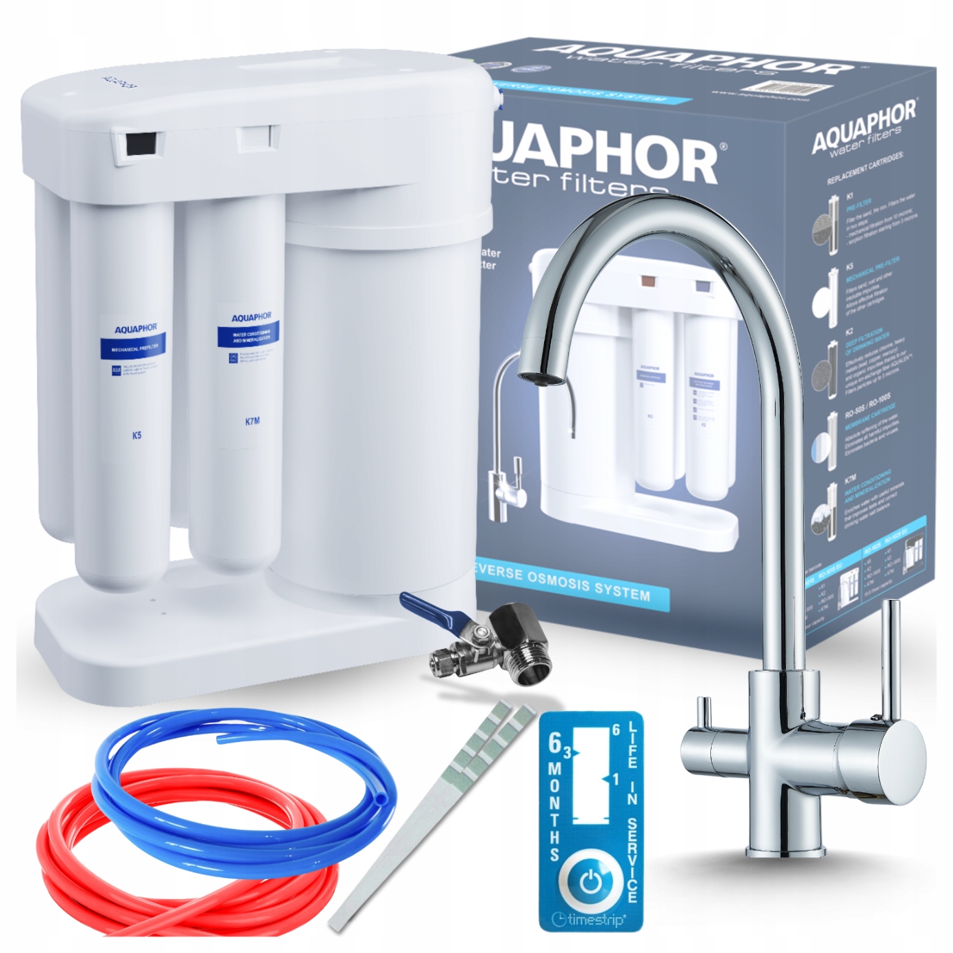 Filtr Na Vodu Pod Dřez Aquaphor A Chromovaná Kuchyňská Baterie Ari