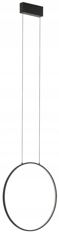 Závesná lampa Circolo P čierna 18W Led 3000K 45cm Stropná lampa Izba Dom