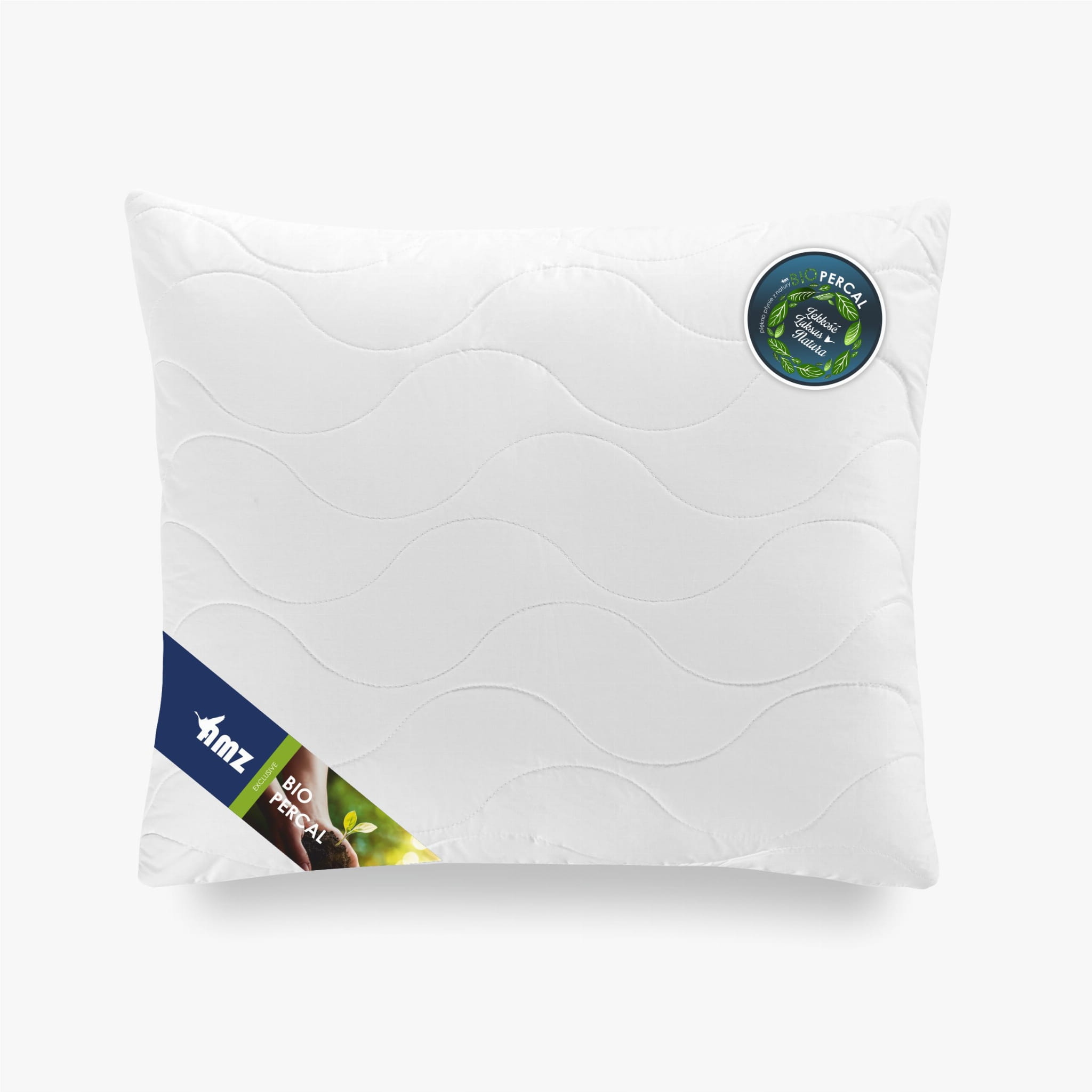 Amz Biopercal Prošívaný Polštář 70 × 80 CM Ekologický