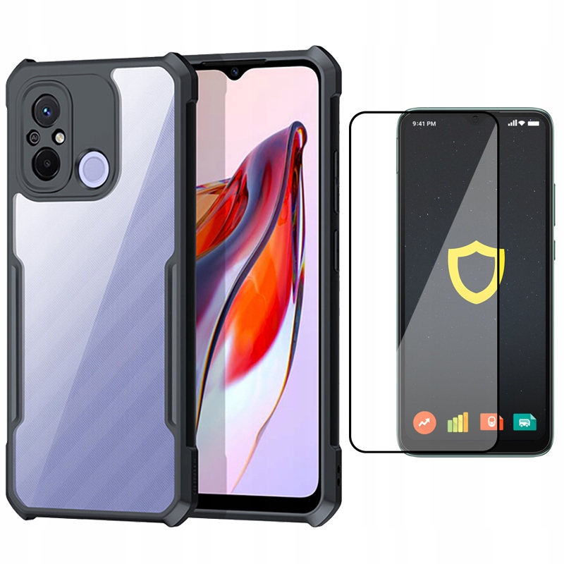 

Etui Pancerne Beetle Obudowa Do Redmi 12C Szkło