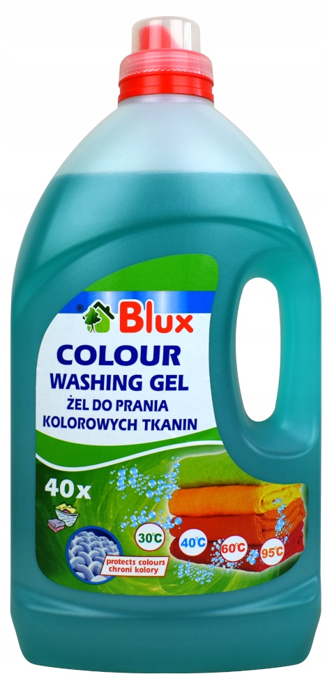

Blux żel do prania Kolorowej odzieży tkanin 4l 40x