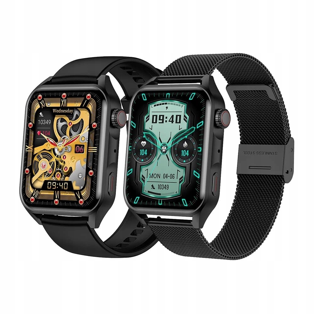 SMARTWATCH ZEGAREK MĘSKI MENU PL ROZMOWY SPORT POWIADOMIENIA PULS AMOLED Marka DEVILL
