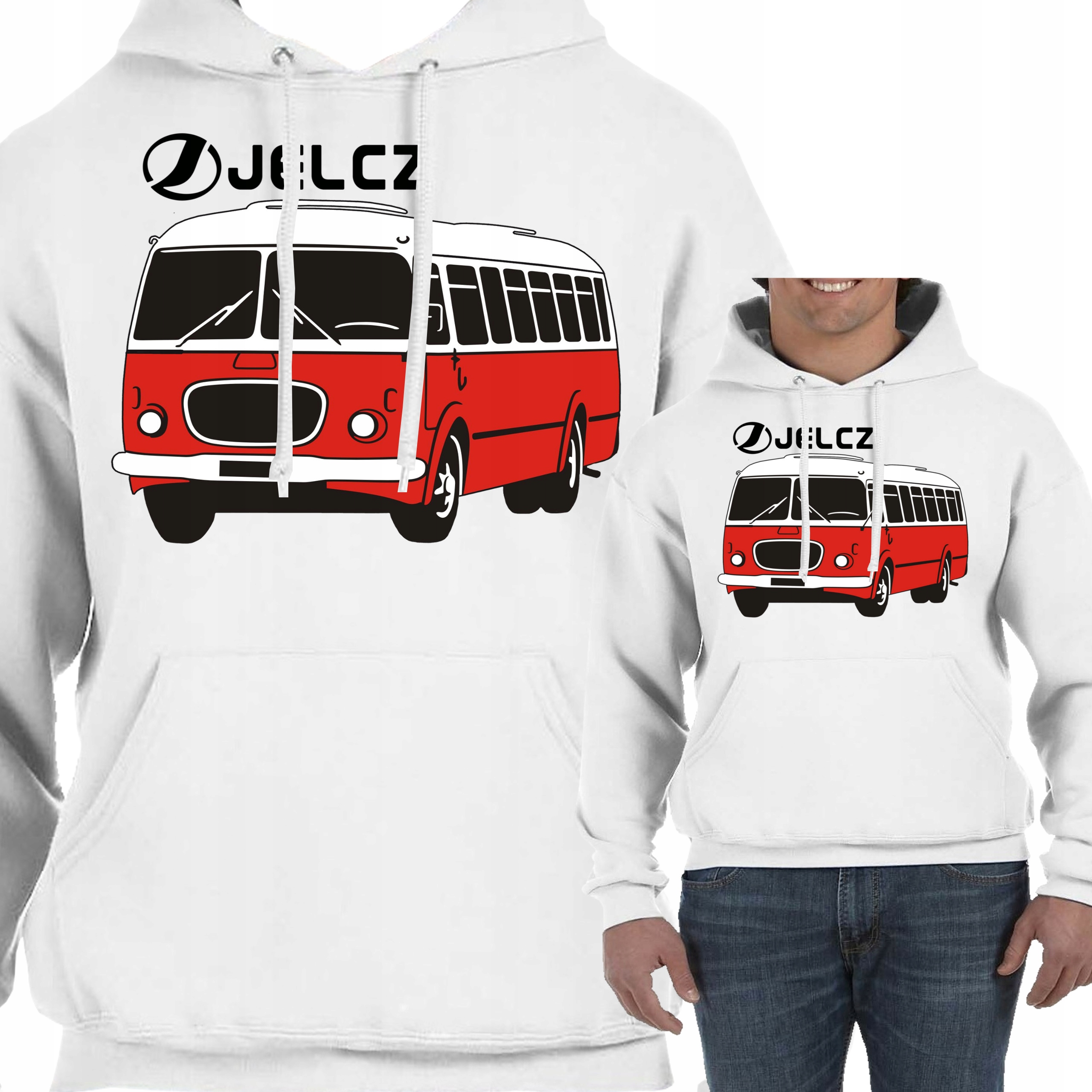 

Bluza Z Kapturem Jelcz Ogórek Autobus XXL 3077