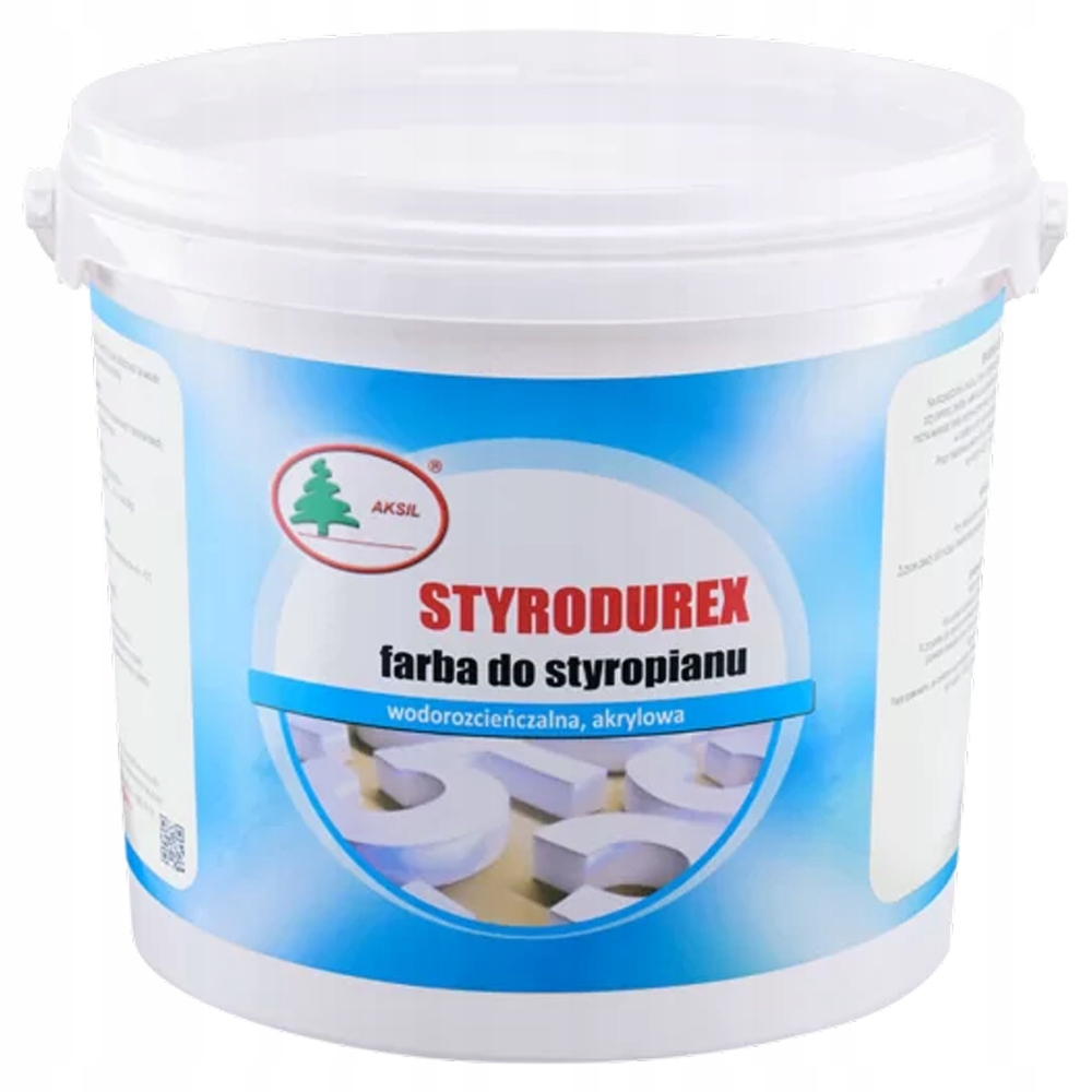 Farba do styroduru i styropianu STYRODUREX 5L