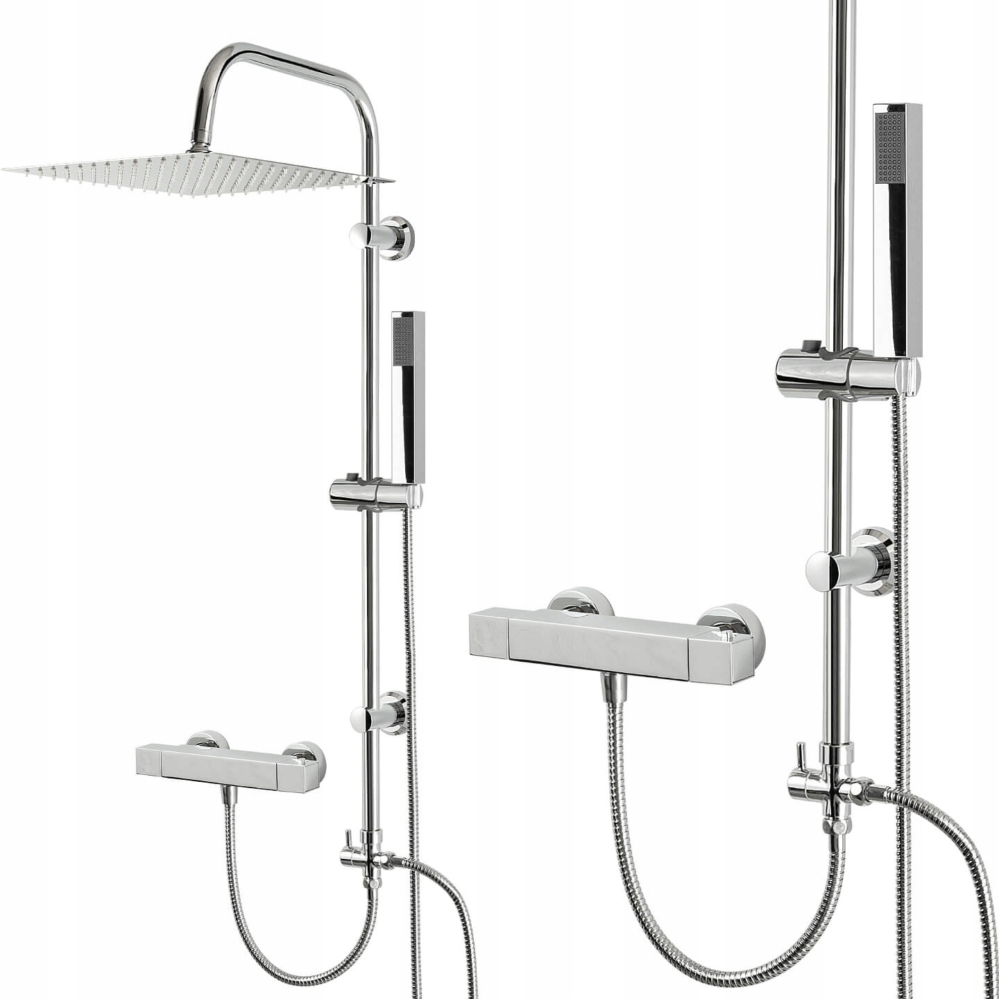 Sprchový Set Sprchový Sloup S Termostatem A Velkou Dešťovou Sprchou 30 CM