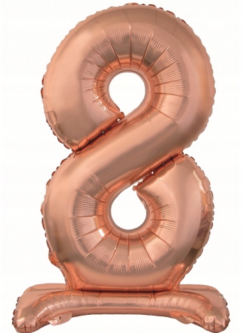 

Stojący balon foliowy Duży Cena Hurt 80cm Cyfra 8