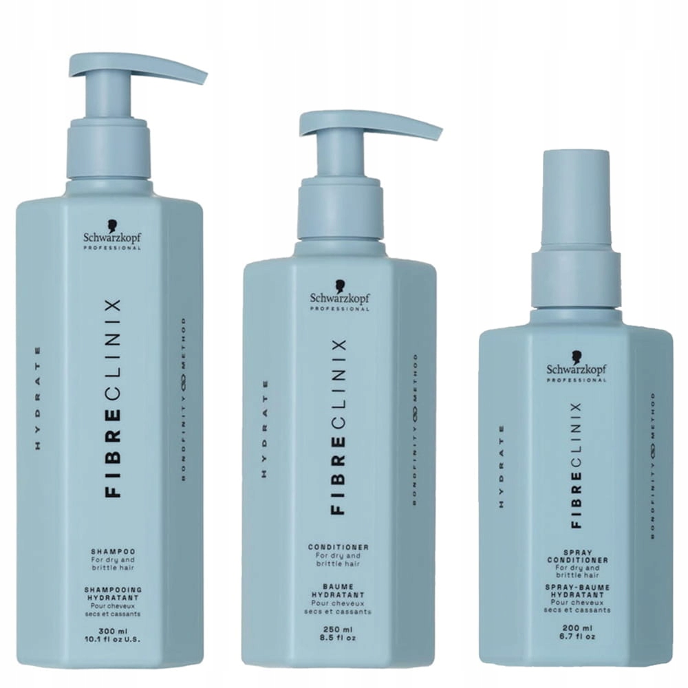 Schwarzkopf Fibre Clinix Hydrate sada pro jemné vlasy, hydratační